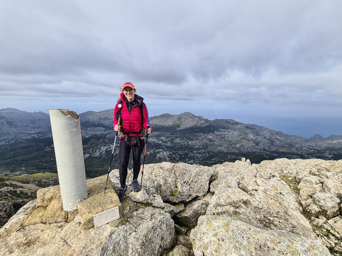 Am Gipfel des Puig Tomir, Foto von Christoph Eberenz