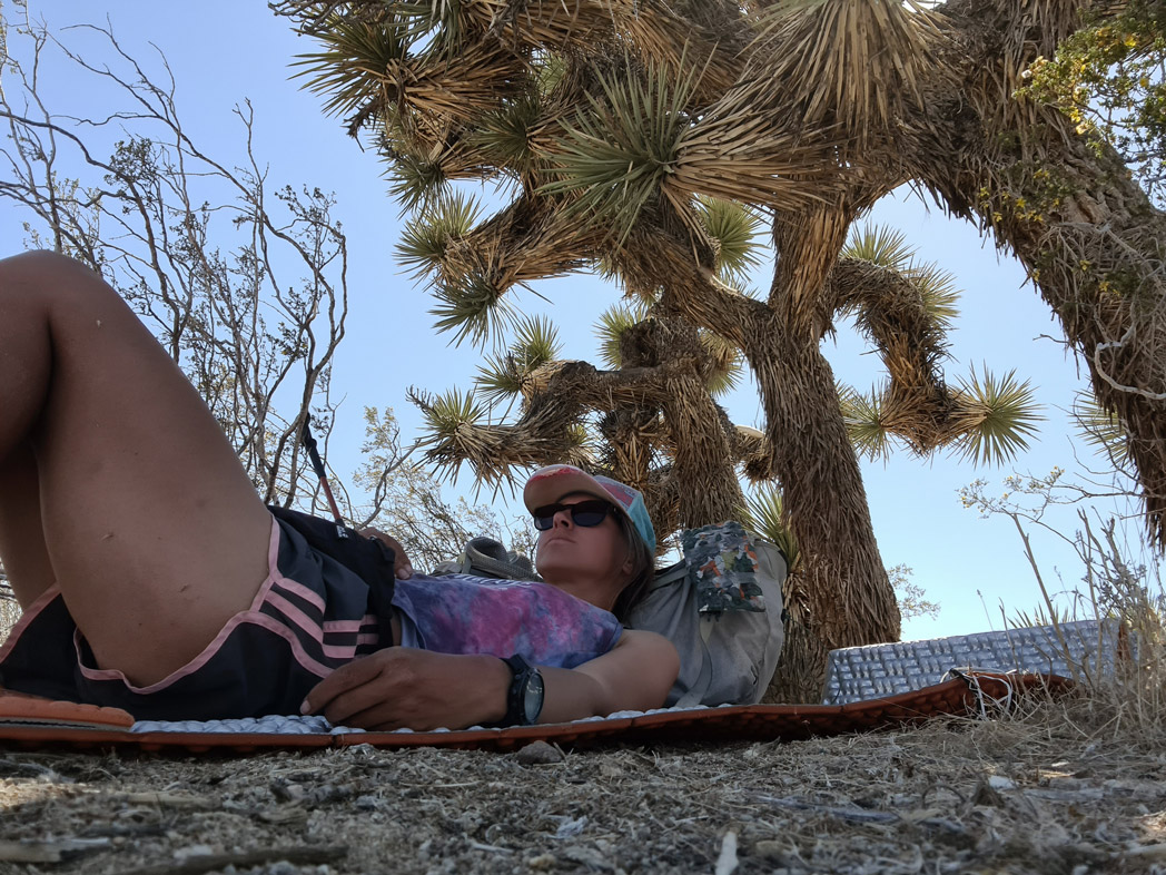 Die Nemo Switchback Isomatte ist auch steinigen Wüstenbedingungen gewachsen