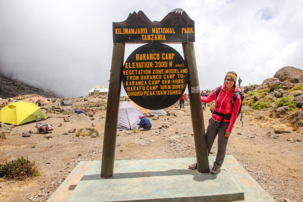 Ankunf am Barranco Camp