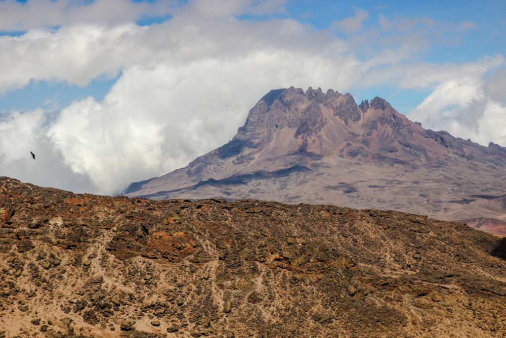 Blick zum Mawenzi, einem weiteren Kilimanjaro Gipfel