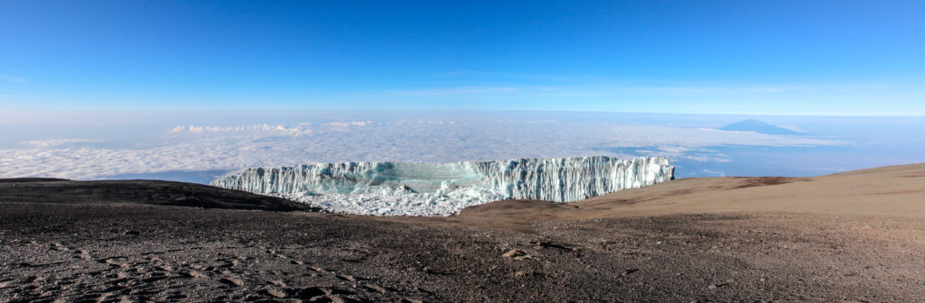 Gletscher am Uhuru Peak