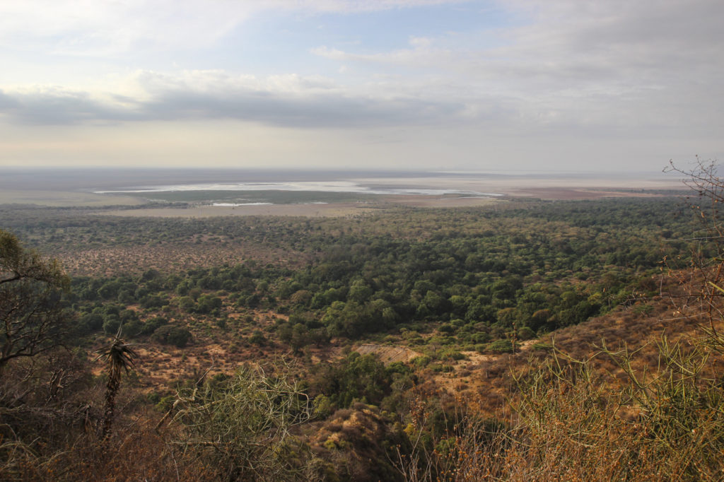 Lake Manyara aus der Fernsicht