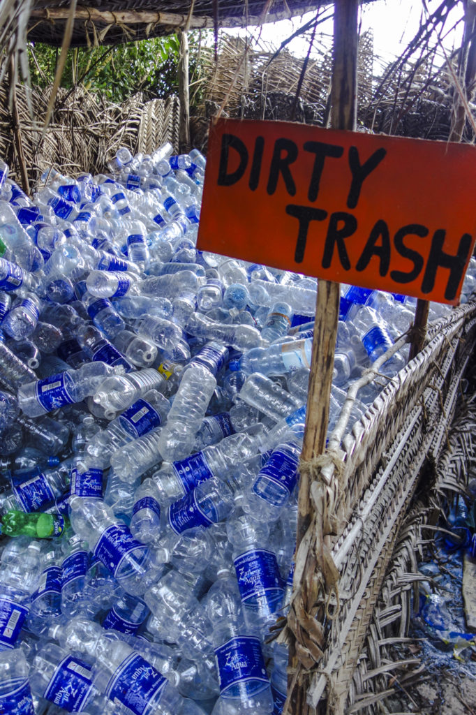 Gesammelter Plastikmüll