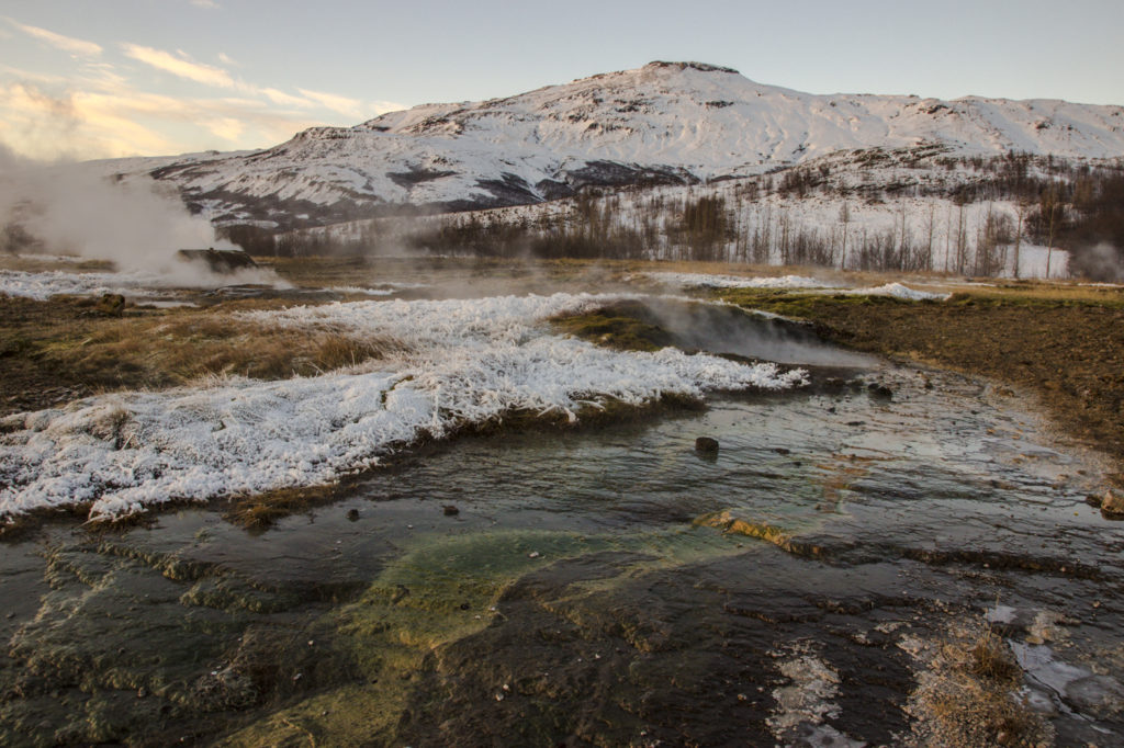 Landschaft um Geysir