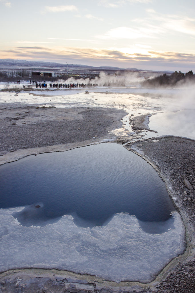 Landschaft um Geysir