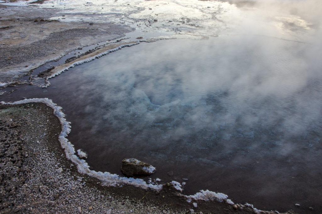 Landschaft um Geysir