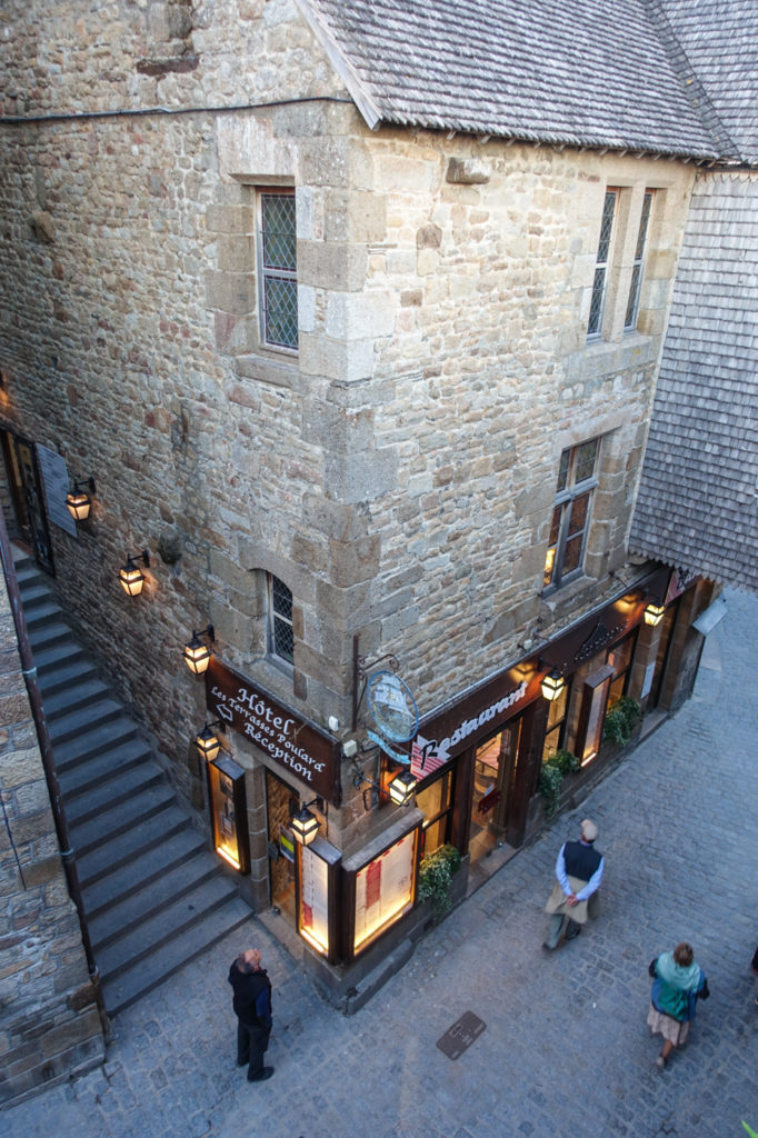 Gassen von Mont Saint Michel