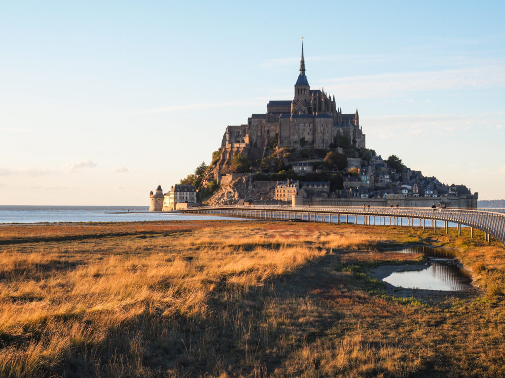 Le Mont Saint Michel im Abendlicht