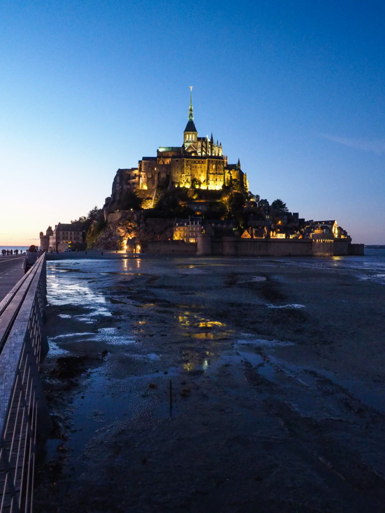 Mont Saint Michel am Abend