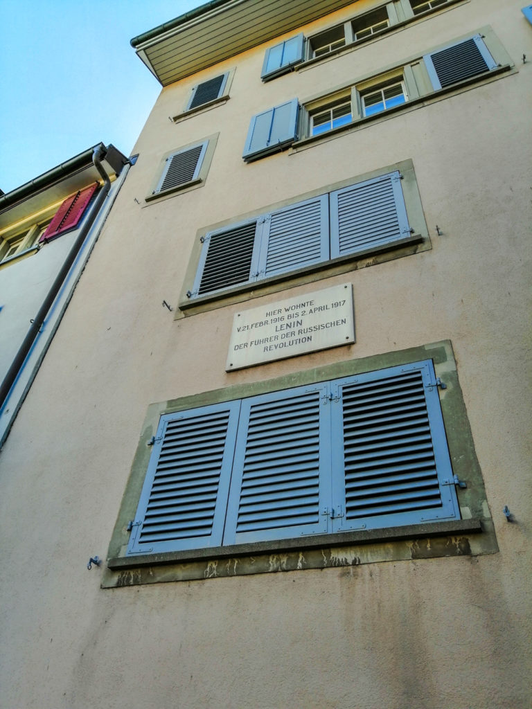 Ehemals von Lenin bewohntes Haus in Zürich