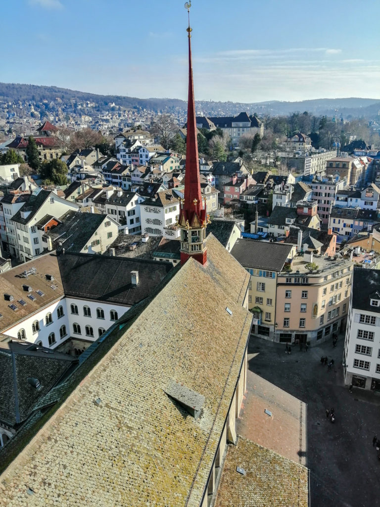 Zürich vom südlichen Karlsturm