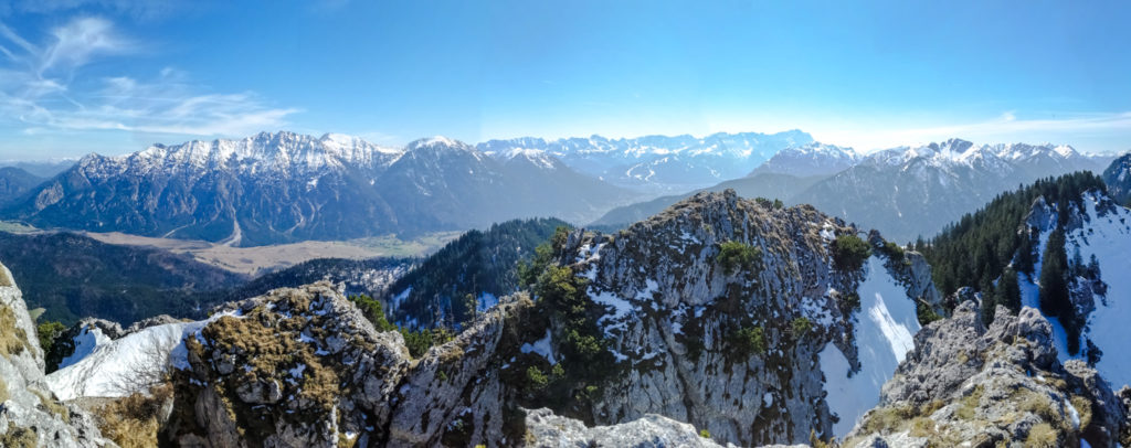 Blick vom Ettaler Manndl
