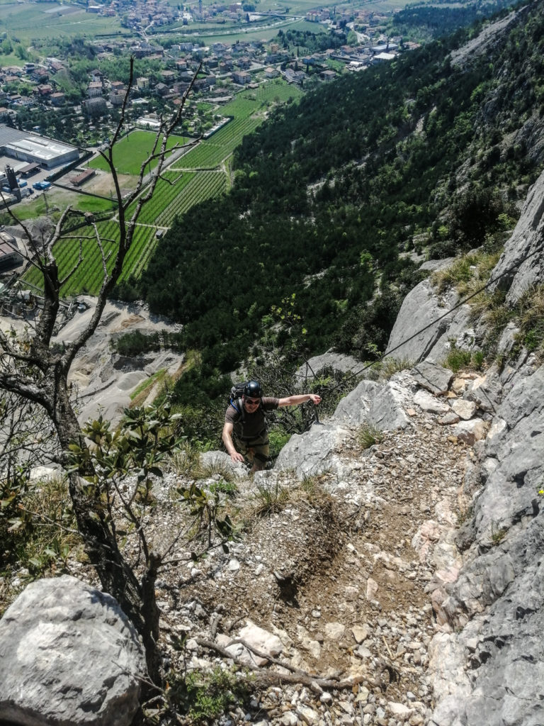 Im Klettersteig Che Guevara
