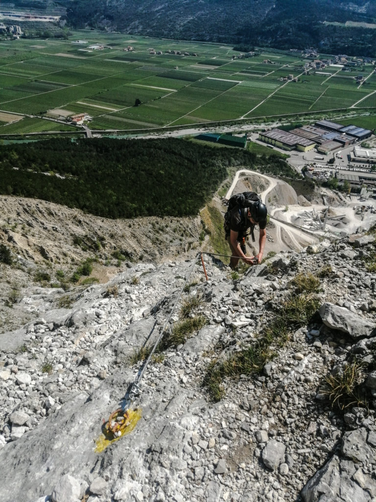 Im Klettersteig Che Guevara