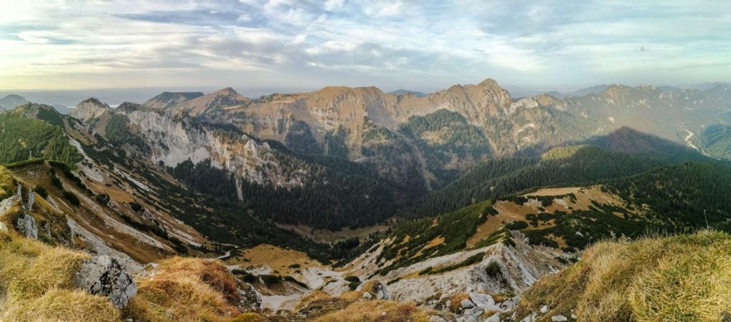 Blick von der Scheinbergspitze