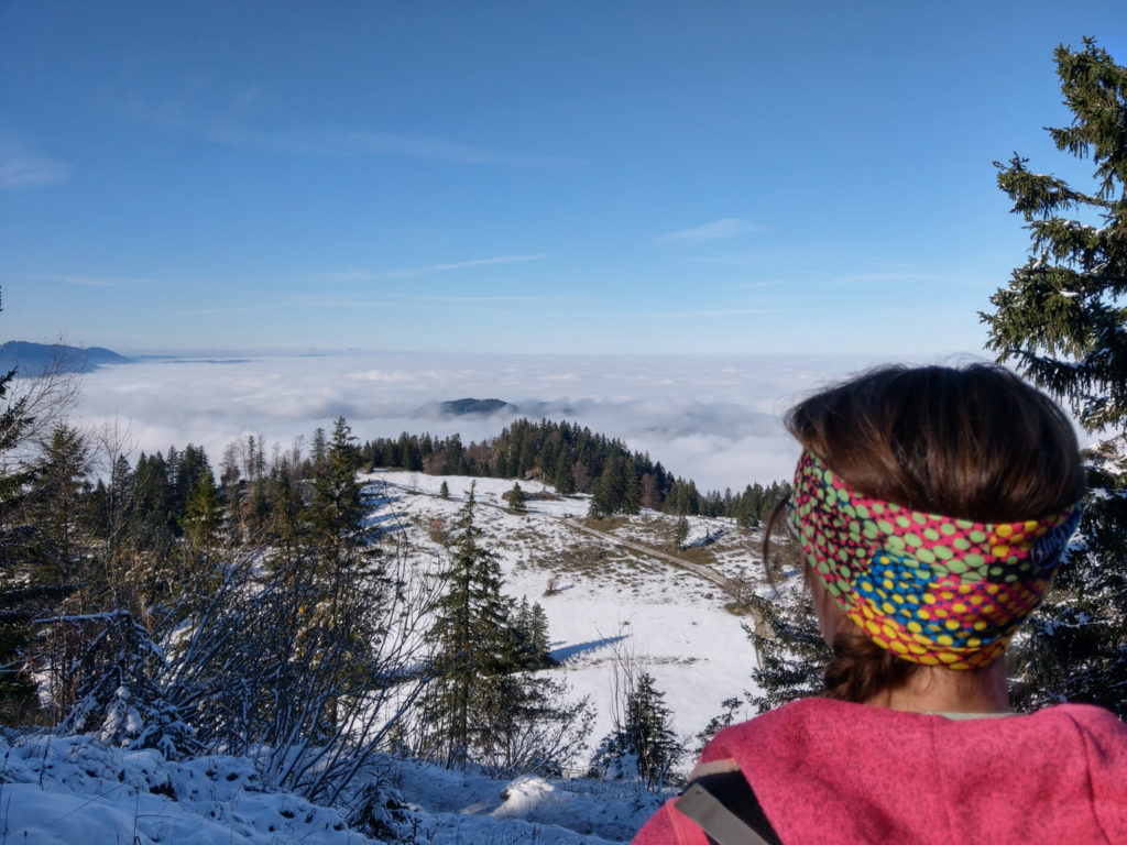 Blick aufs Wolkenmeer
