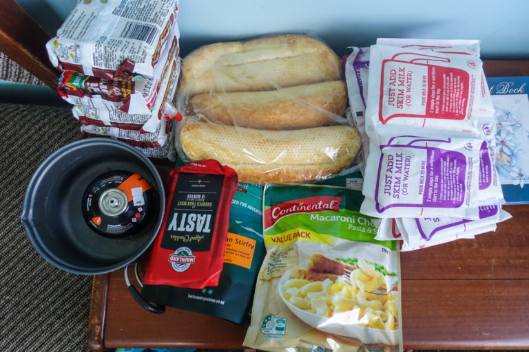 Essen für die nächsten fünf Tage