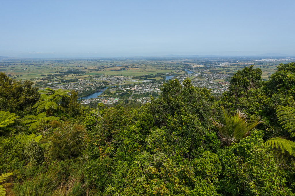 Ausblick vom Hakarimata Summit