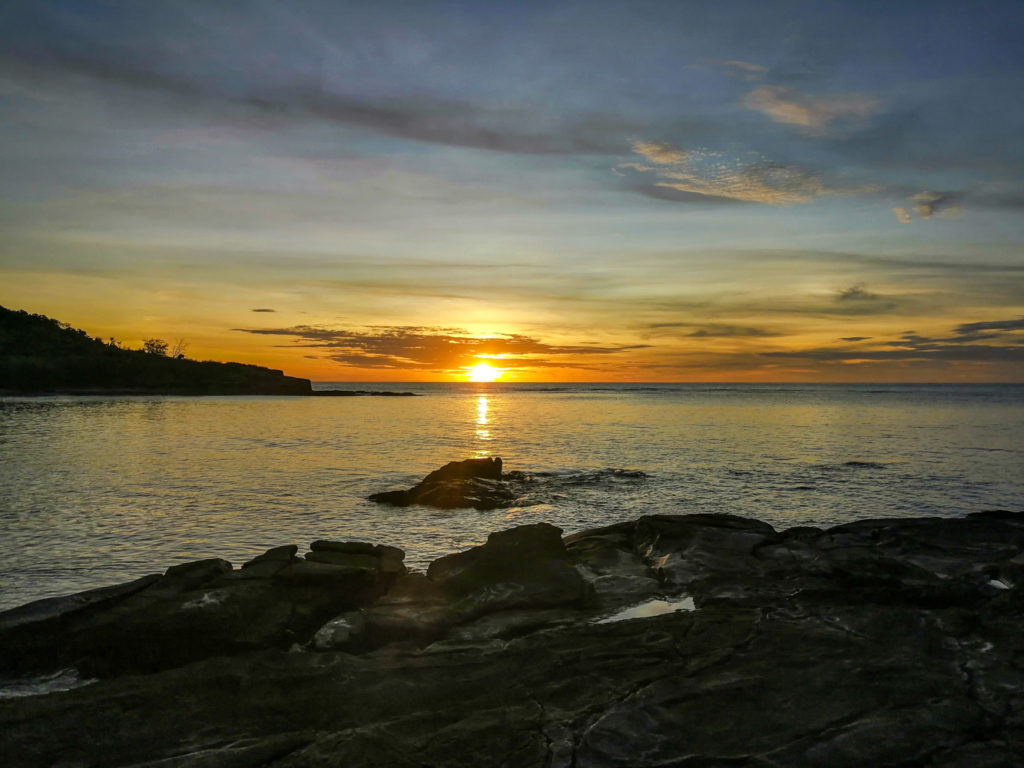 Sonnenuntergang am Sunset Beach