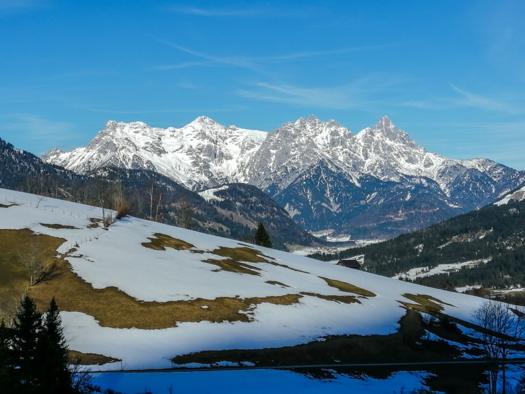 Blick auf den Wilden Kaiser