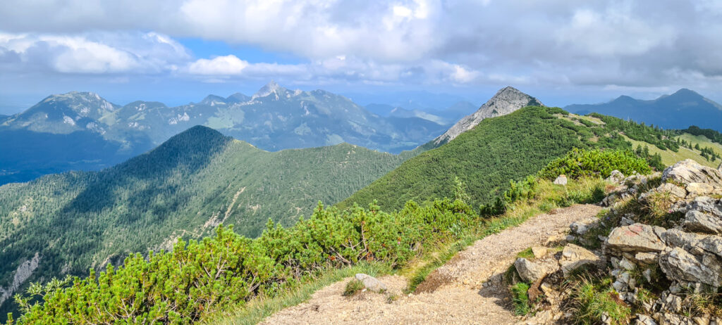 Blick vom Jägerkamp auf die Aiplspitz