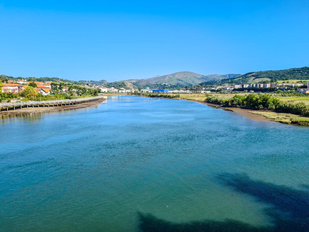 Rio Bidasoa, Grenzfluss zwischen Frankreich und Spanien