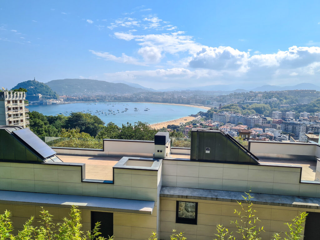 Blick auf San Sebastian vom Monte Igeldo