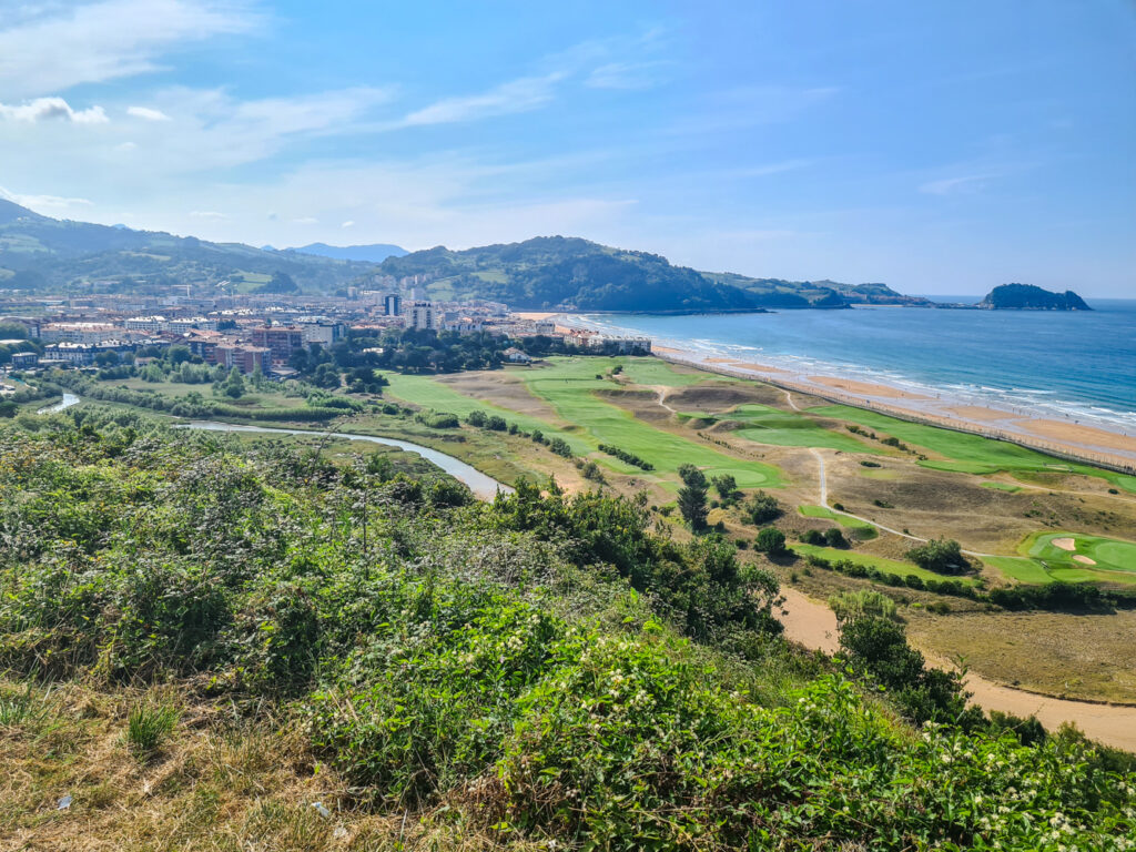 Blick auf Zarautz