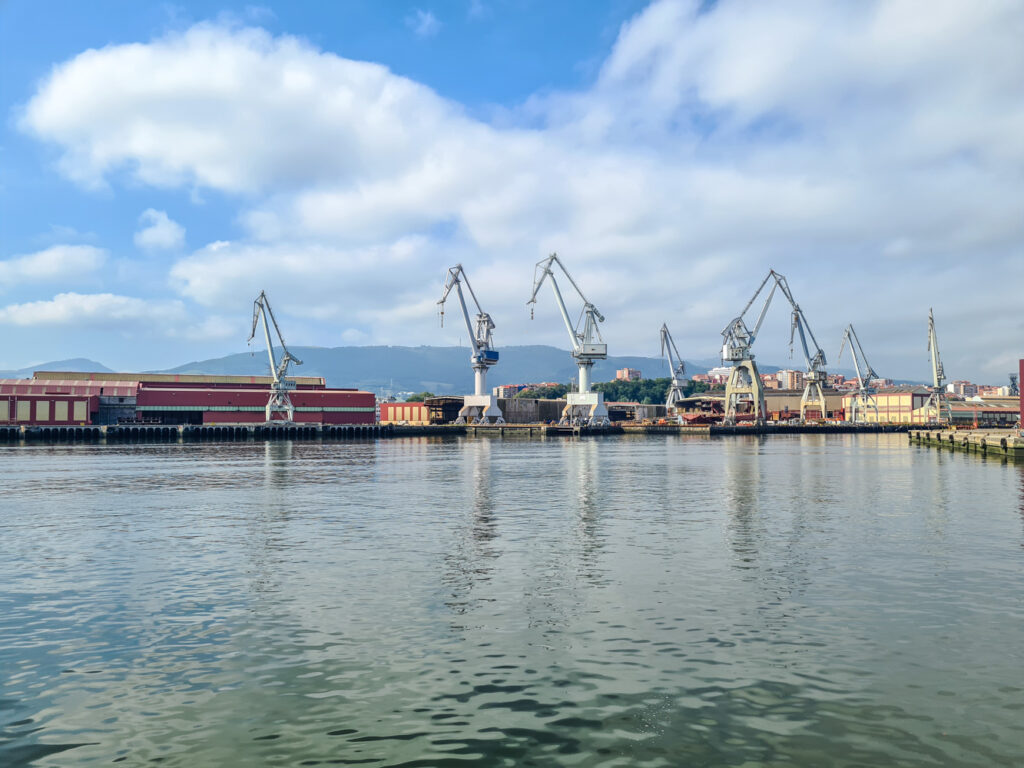 Industrie- und Hafengebiet von Bilbao