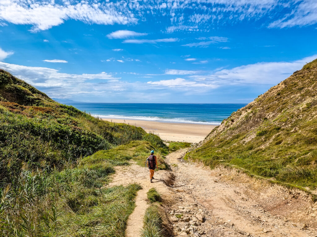 Abstieg zum Playa de Merón