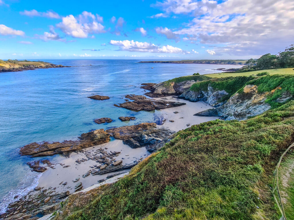 Letzter Blick auf die Küste in Ribadeo