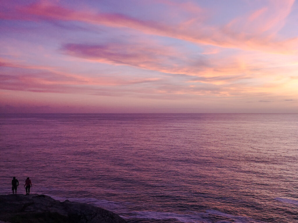 Sonnenuntergang am Kap von Finisterre