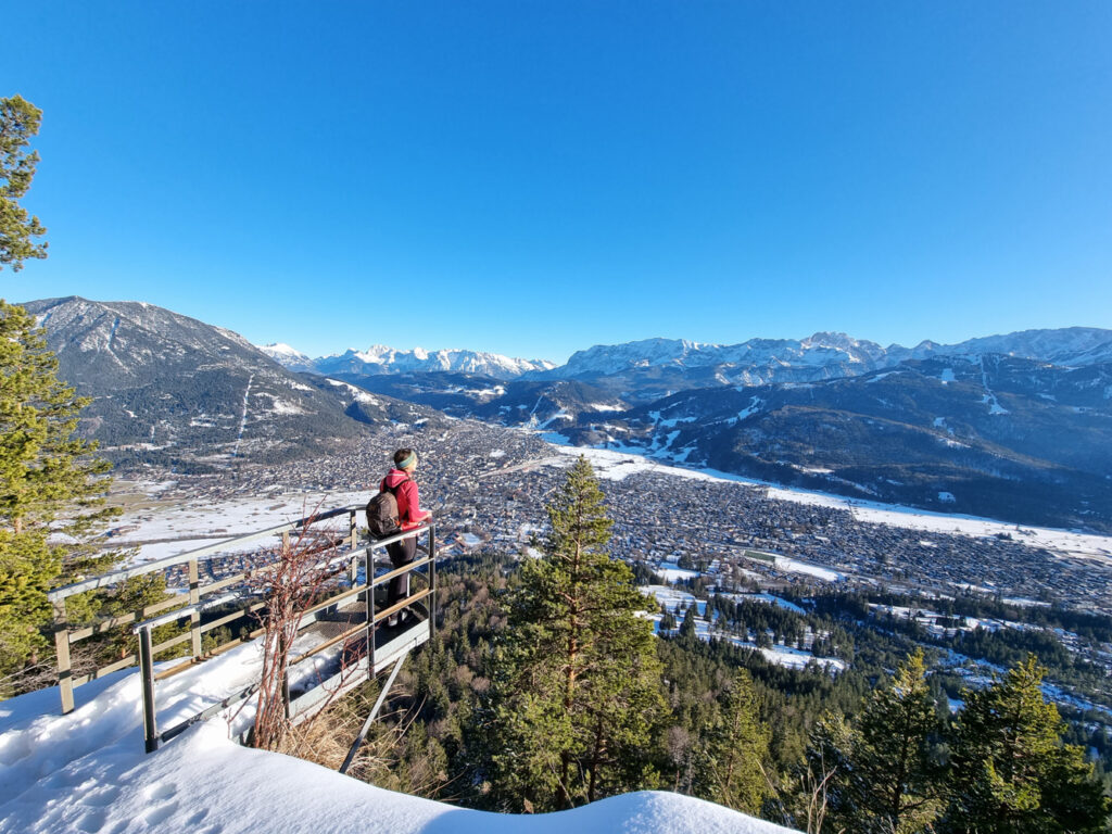 Felsenkanzel oberhalb von Garmisch-Partenkirchen
