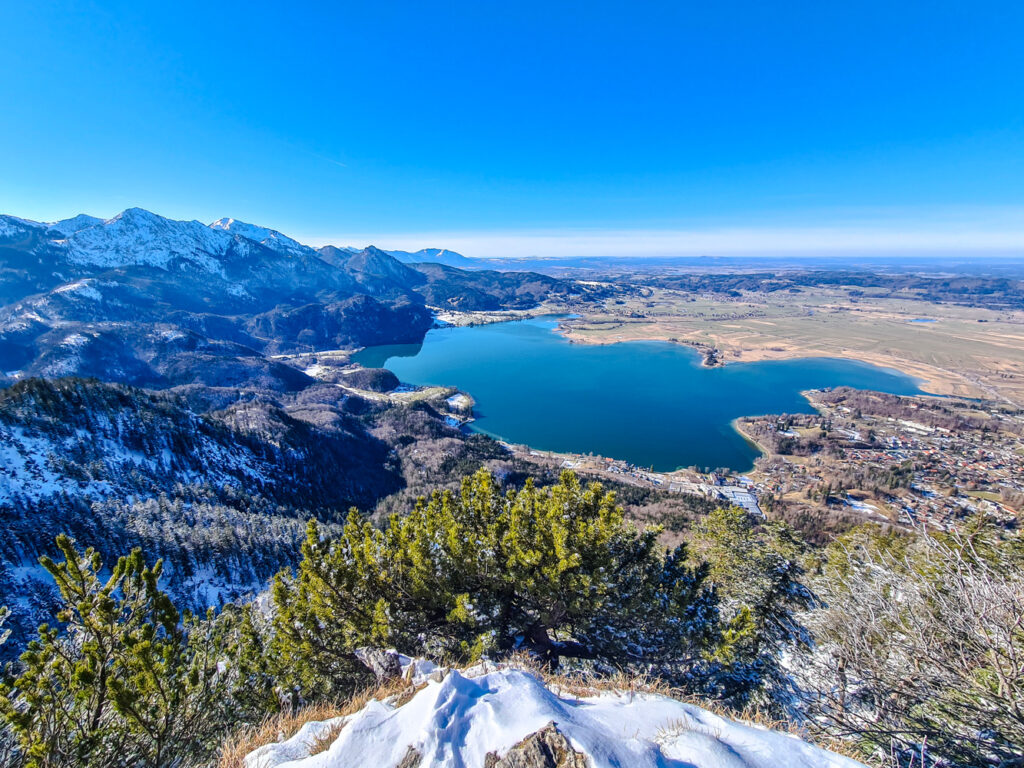 Blick auf den Kochelsee
