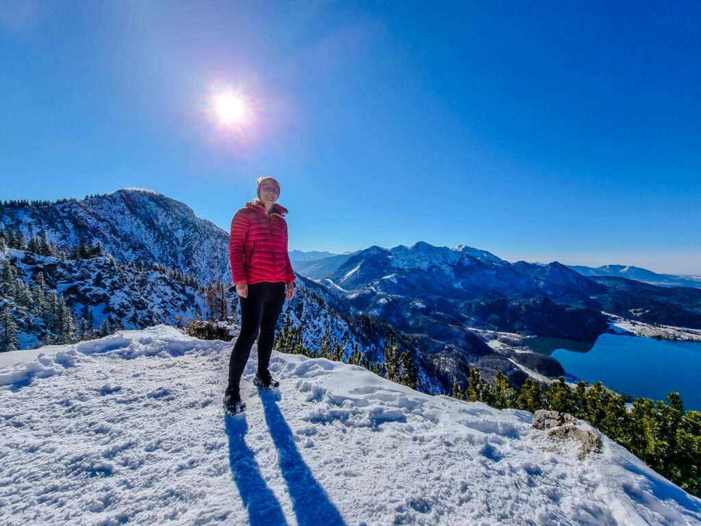 Blick auf den Kochelsee und Jochberg