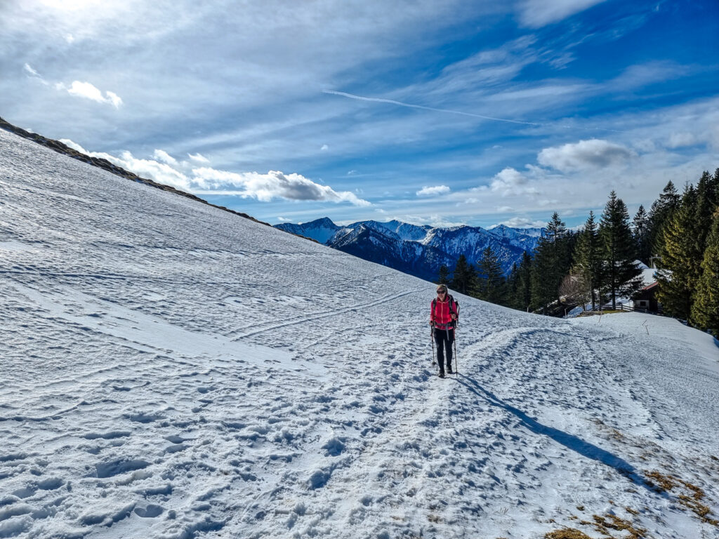 Weg von der Kesselalm