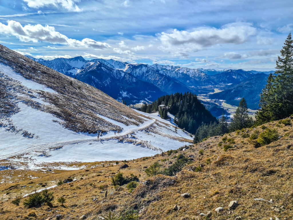 Blick zurück Richtung Kesselalm