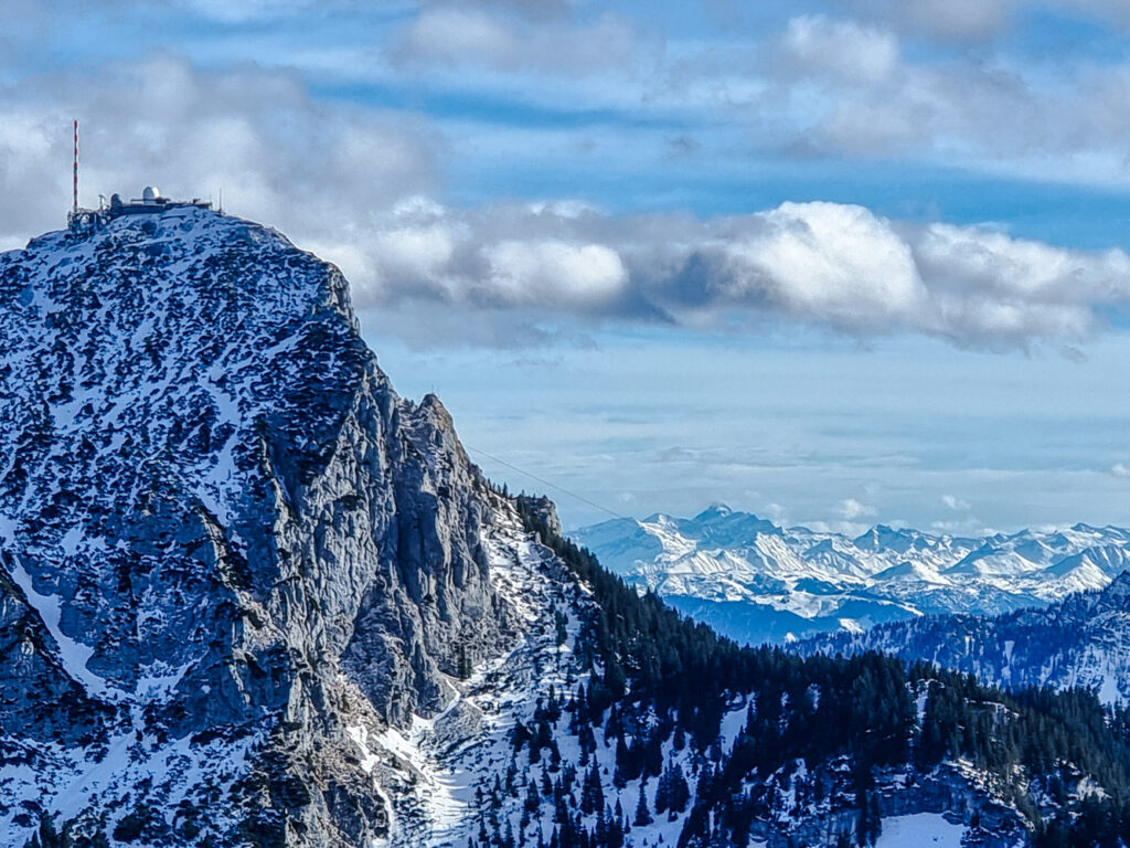 Wendelstein mit Großglockner dahinter