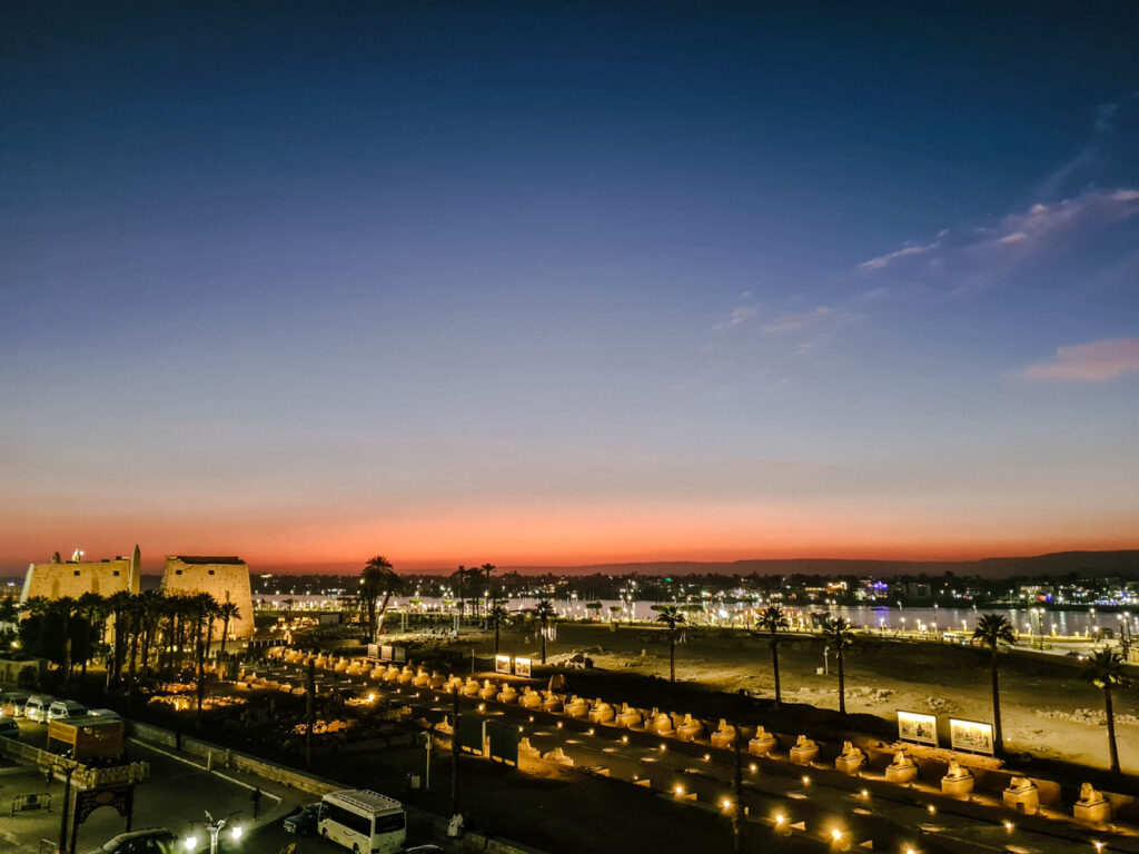 Ausblick vom Hotel Nefertiti