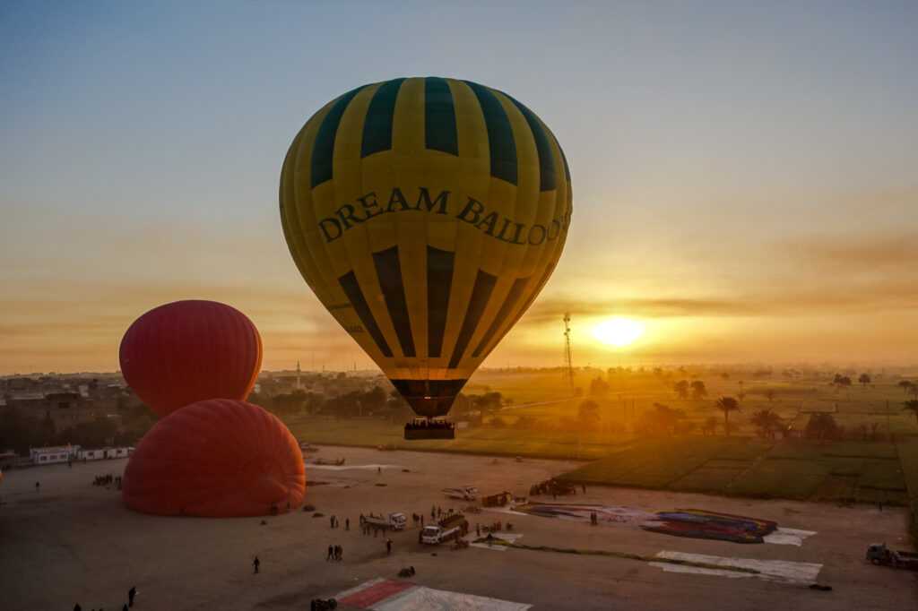 Unser Ballon steigt