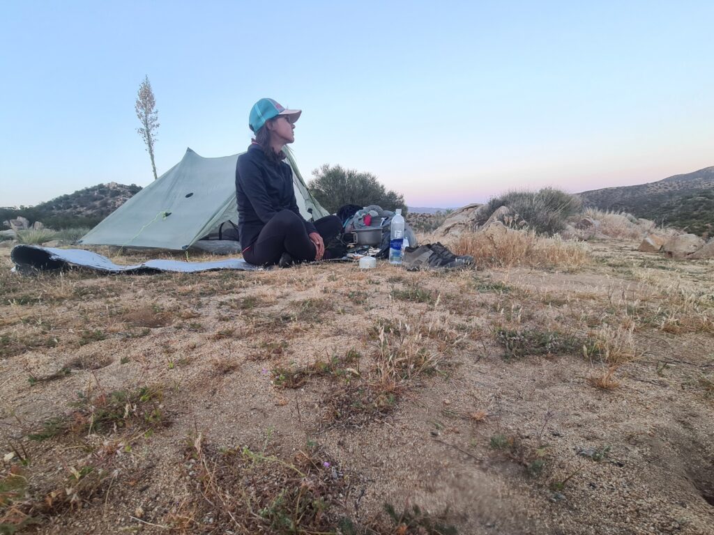 Campsite von Tag 9