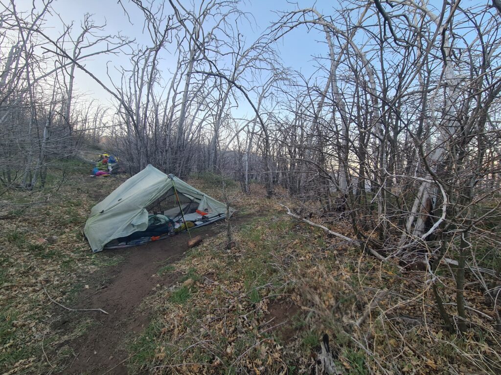 Campsite von Tag 11