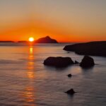 Sonnenaufgang hinter Anacapa Island