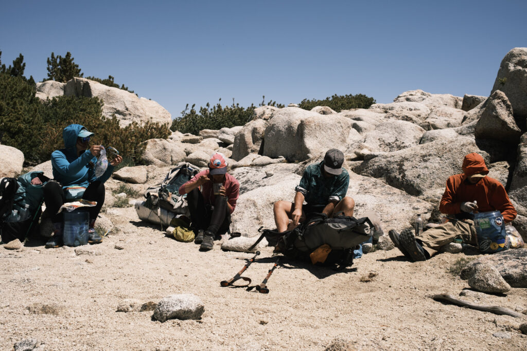 Mittagspause am Selden Pass