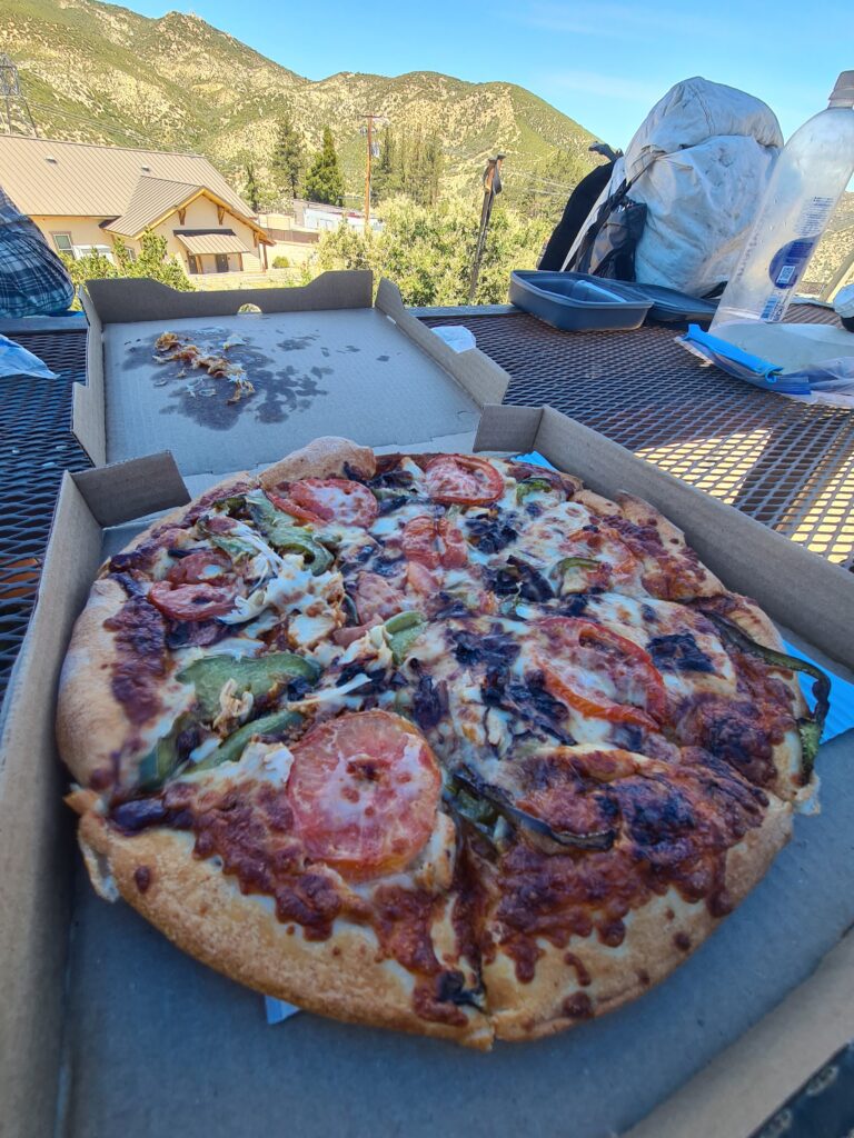 Pizza mitten im Nirgendwo