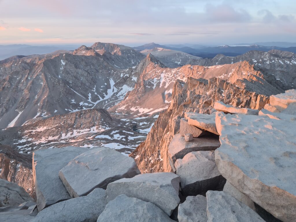 Gipfel vom Mount Whitney