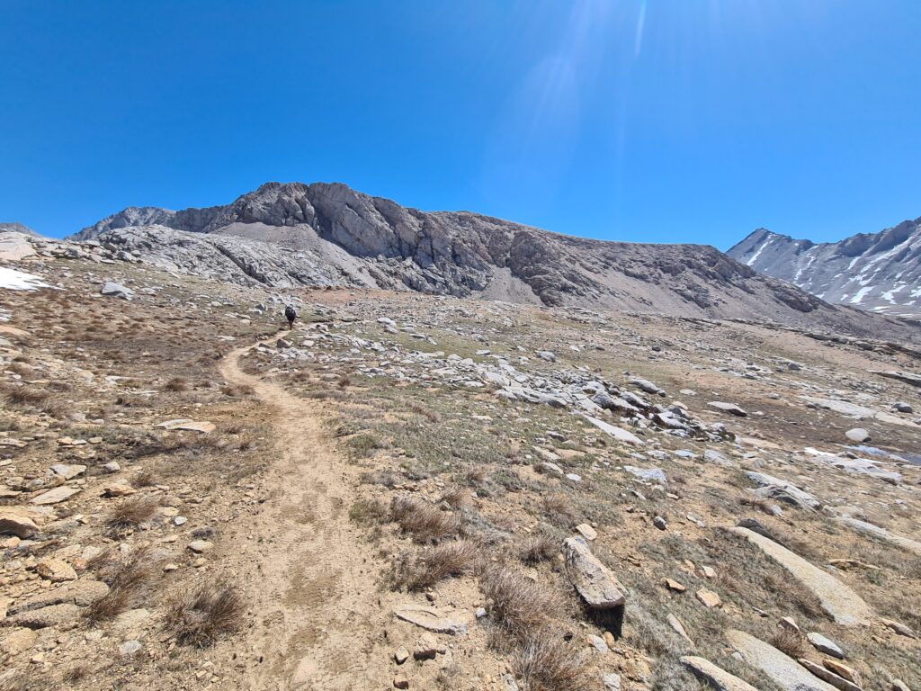 Aufstieg zum Forester Pass