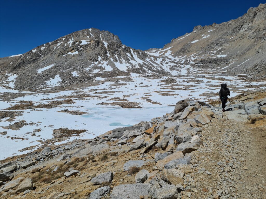 Aufstieg zum Forester Pass