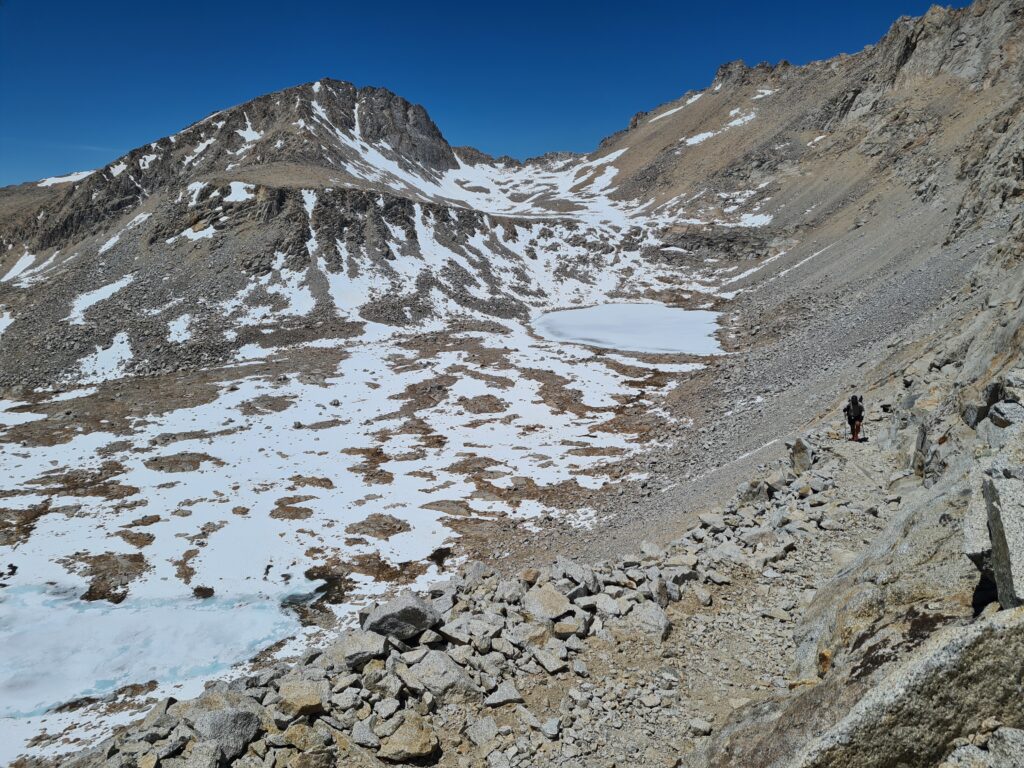 Aufstieg zum Forester Pass