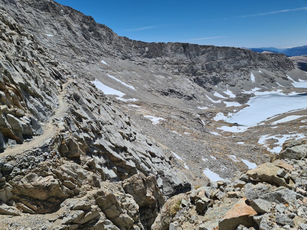 Aufstieg zum Forester Pass